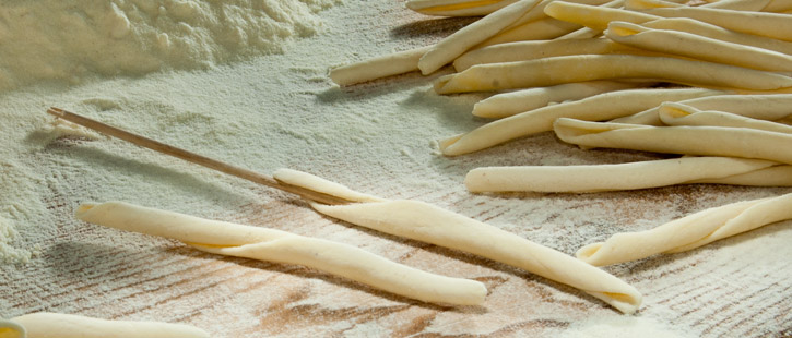 Fresh durum wheat semolina italian pasta